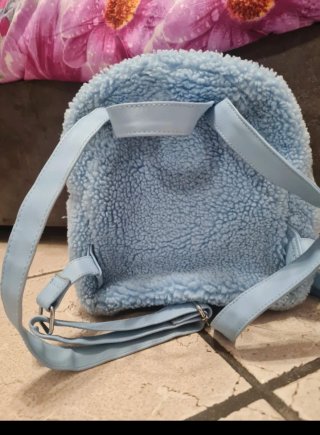 Zainetto peluche Stitch Disney azzurro