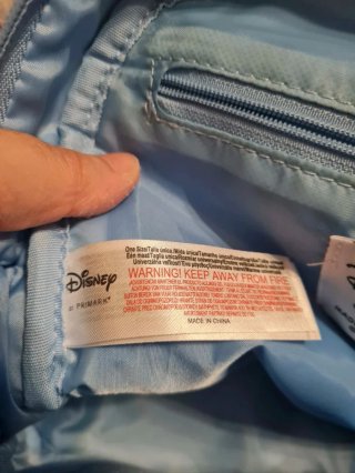 Zainetto peluche Stitch Disney azzurro