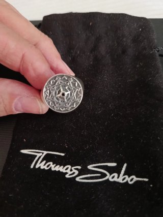 Anillo Thomas Sabo Negro Plata