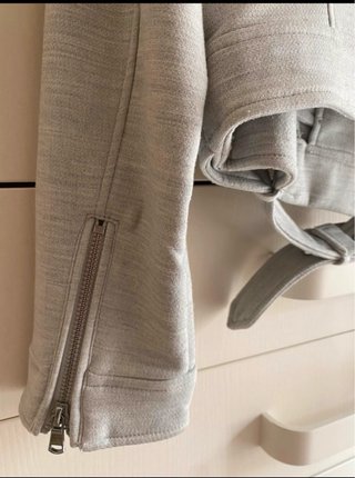 Giacca Biker Zara Grigia XS