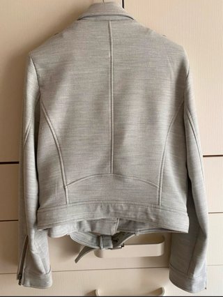Giacca Biker Zara Grigia XS
