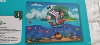 Puzzle Piratas 200 piezas
