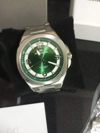 Reloj nuevo a estrenar Maddox Caballero Verde/Pla