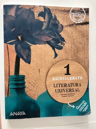 Literatura Universal, 1 Bachillerato