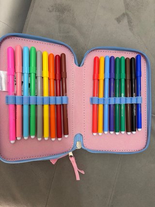 Astuccio Stitch Rosa e Azzurro