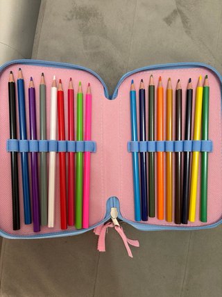 Astuccio Stitch Rosa e Azzurro