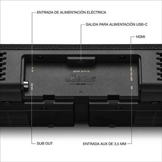 Subwoofer Marshall Heston Sub 200 Negro/Dorado