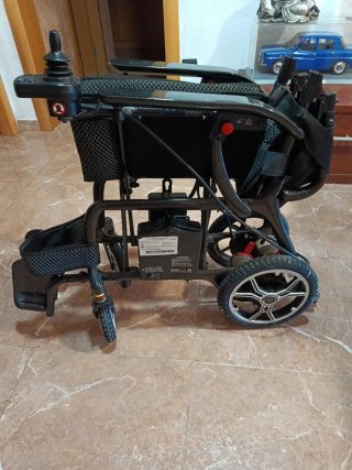 Silla de ruedas eléctrica plegable de fibra e carb