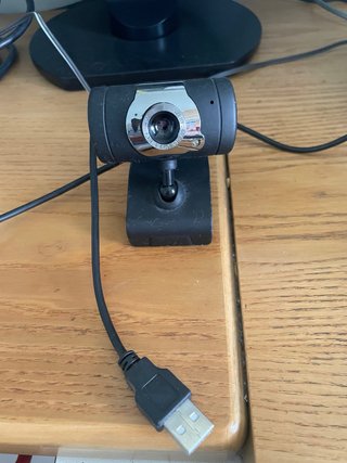 Webcam PC Nera e Argento