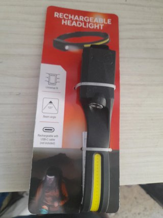 Linterna Frontal Recargable USB-C