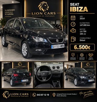 Seat Ibiza 1.6 TDI 105cv 2014.