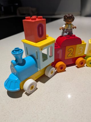 Treno di Blocchi Lego Duplo Numeri