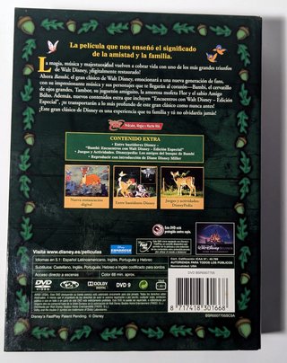 Bambi, Edición Diamante, DVD + llibre