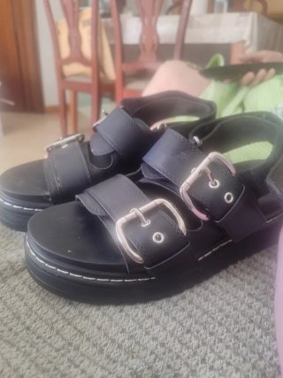 Sandalias negras plataforma