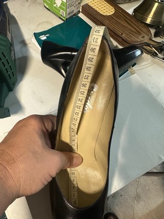 Zapatos de tacón alto negros T44