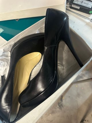 Zapatos de tacón alto negros T44