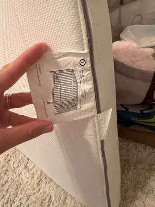 Cuna IKEA sniglar + colchón y protector