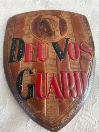 Cartel antiguo Déu vos guard