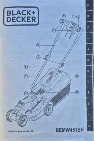 Cortacésped Black+Decker 32cm 1200W