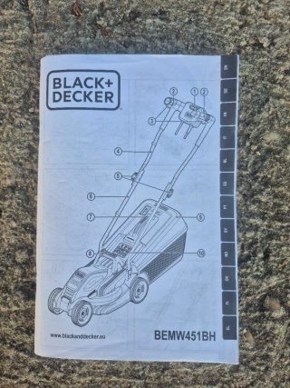 Cortacésped Black+Decker 32cm 1200W