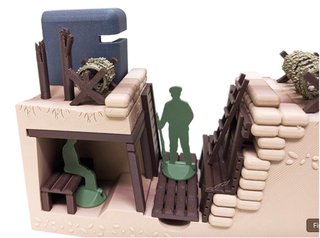 Maqueta Trinchera 1ª Guerra Mundial
