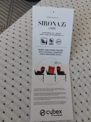 Silla de coche Sirona Zi I-size Deep Black
