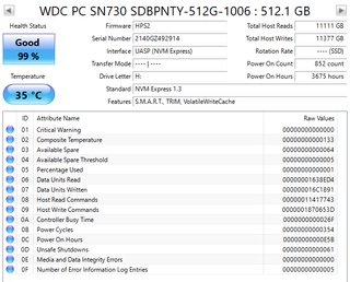 SSD Western Digital 512GB SN730 NVMe M.2