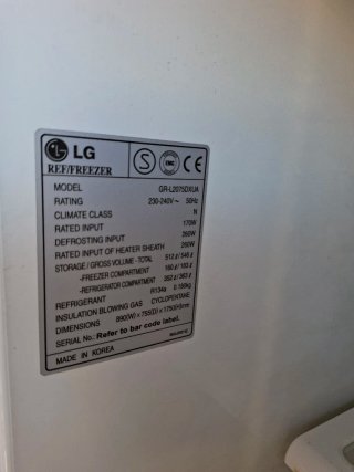 Nevera LG Doble Puerta URGE VENTA GR-L2075DXUA