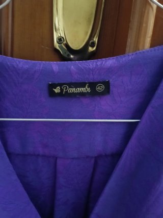 Blusa Panambi morada con estampado