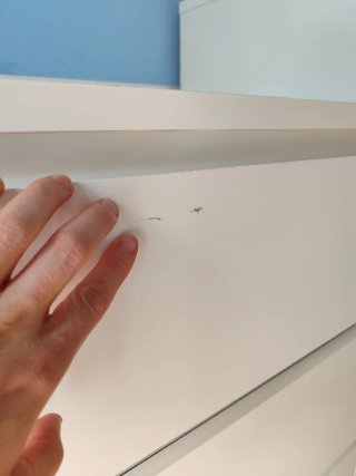 Cómoda IKEA Malm 4 cajones blanca