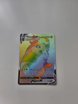 Carta Pokémon Morpeko VMAX Arcoíris 204/202