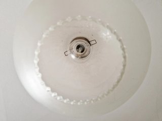 Lámpara de techo cristal antigua