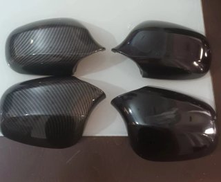 Carcasas Retrovisor BMW E90 Carbono y Negro
