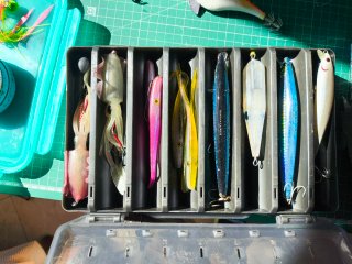 Pack señuelos pesca spinning