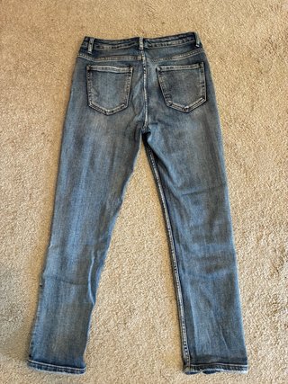 Jeans elasticizzati con strass TG M