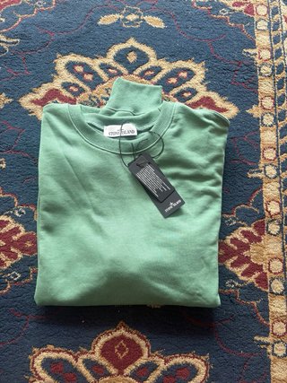 Felpa Stone Island Uomo Verde