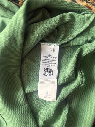Felpa Stone Island Uomo Verde