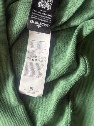 Felpa Stone Island Uomo Verde