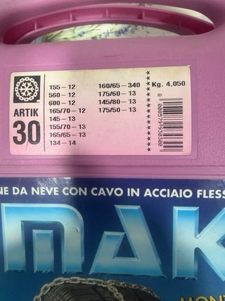 Cadenas para nieve Simaka Artic 30