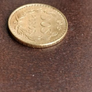 2 PESOS ORO PURO