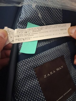 Traje Zara Man Azul Hombre