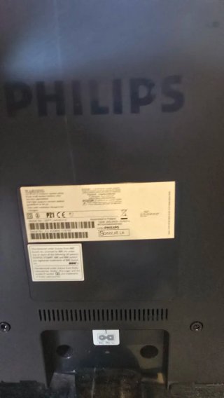 Televisor Philips Negro de tamaño medio