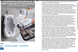 Bañera plegable para bebés con soporte regalo bebe