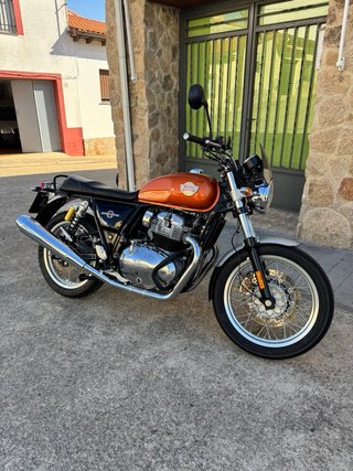 Royal Enfield Naranja/Plata