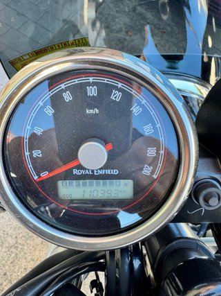 Royal Enfield Naranja/Plata