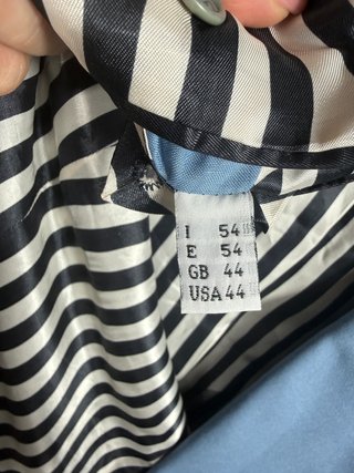 Blazer Moschino Cheap And Chic Azzurro Tg 54