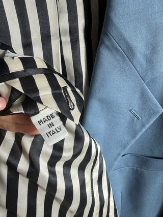 Blazer Moschino Cheap And Chic Azzurro Tg 54