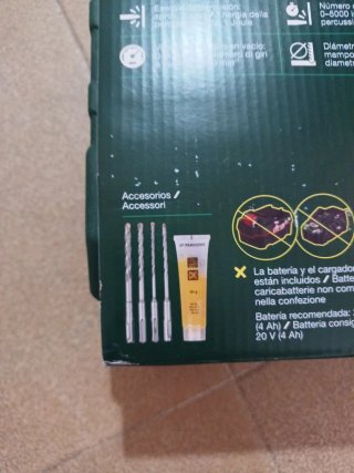 Parkside 20V Taladro Percutor Recargable
