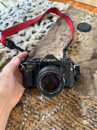 Canon A-1 Cámara Analógica Negra