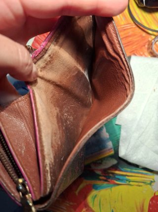 Portafoglio Louis Vuitton Monogram Dipinto